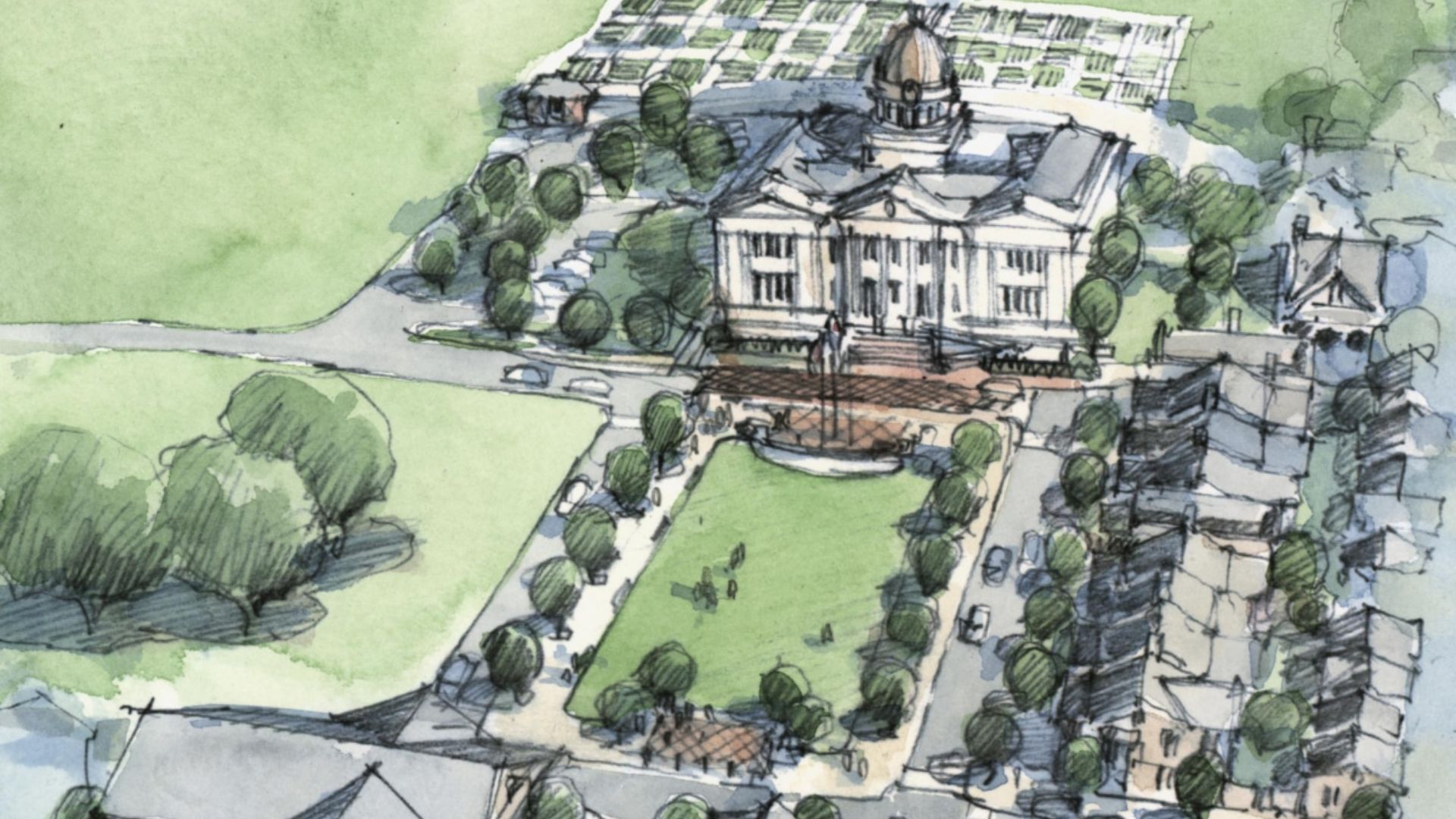 Downtown Auburn GA | Rendering City of Auburn